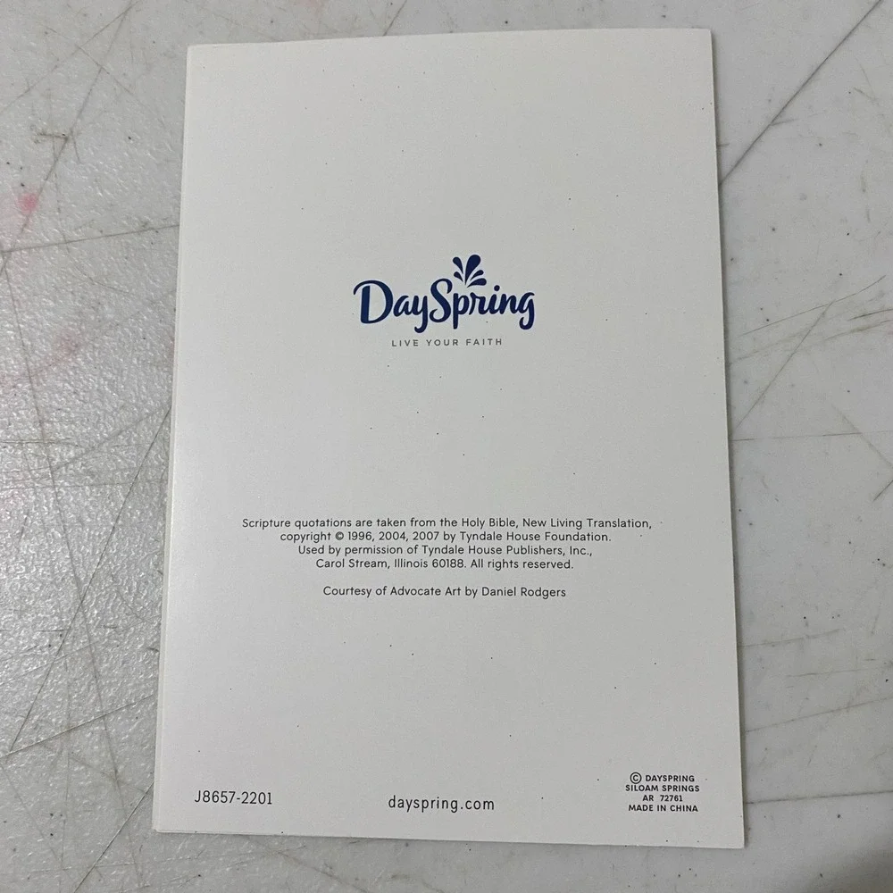 DaySpring‎ Glitter Christmas Cards Open Box of 15 Roy Lessin Christian Religious